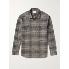 MR P. Checked Cotton-Flannel Shirt 1647597284384198