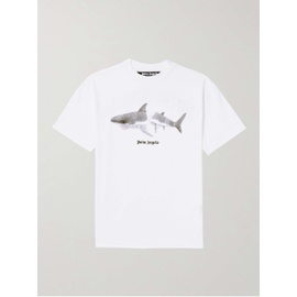 팜엔젤스 PALM ANGELS Logo-Print Cotton-Jersey T-Shirt 1647597285487711