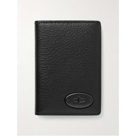 MULBERRY Black Postman Full-Grain Leather Bifold Cardholder 1160242216