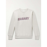 이자벨마랑 ISABEL MARANT Flash Logo-Print Cotton-Blend Jersey Sweatshirt 1647597287996010