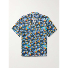 VILEBREQUIN Charli Camp-Collar Printed Linen Shirt 1647597290103465