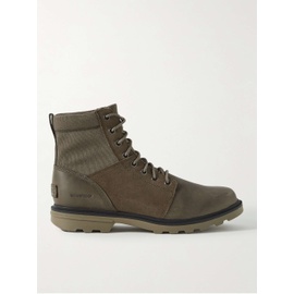 SOREL Carson Six Canvas, Leather and Suede Boots 1647597290432805