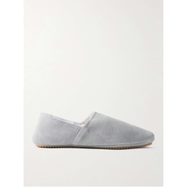 MR P. Shearling-Lined Suede Slippers 1647597290475303