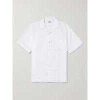 HARTFORD Palm Mc Pat Convertible-Collar Linen Shirt 1647597290826414