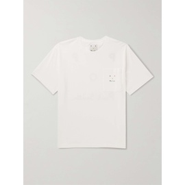 POP TRADING COMPANY + 폴스미스 Paul Smith Logo-Embroidered Printed Cotton-Jersey T-Shirt 1647597291924990