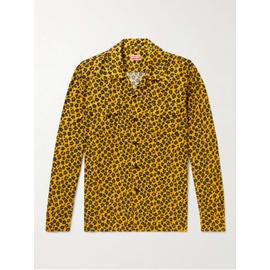 KENZO Hana Camp-Collar Floral-Print Crepe Shirt 1647597291981546