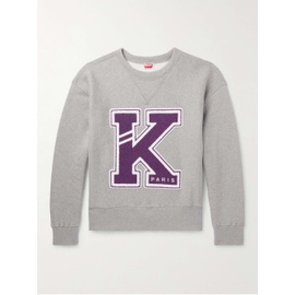 KENZO Logo-Appliqued Cotton-Jersey Sweatshirt 1647597291981613