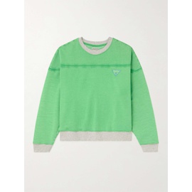 GUESS USA Logo-Print Cotton-Blend Jersey Sweatshirt 1647597292000683