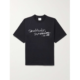 STOCKHOLM SURFBOARD CLUB Logo-Print Organic Cotton-Jersey T-Shirt 1647597292043393