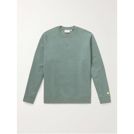 CARHARTT WIP Chase Logo-Embroidered Cotton-Blend Jersey Sweatshirt 1647597292112393