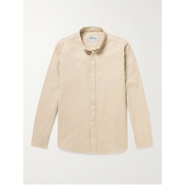 CARHARTT WIP Bolton Button-Down Collar Logo-Embroidered Cotton Oxford Shirt 1647597292112486