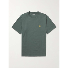 CARHARTT WIP Chase Logo-Embroidered Cotton-Jersey T-Shirt 1647597292112689