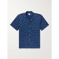 HARTFORD Palm Mc Pat Convertible-Collar Printed Cotton-Seersucker Shirt 1647597292335466