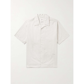 노스 프로젝트 NORSE PROJECTS CARS텐씨 TEN Convertible-Collar Striped Cotton-Poplin Shirt 1647597292491681