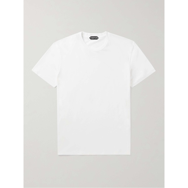 톰포드 톰포드 TOM FORD Slim-Fit Cotton-Blend Jersey T-Shirt 1647597292822227