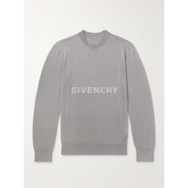 지방시 Givenchy Logo-Intarsia Knitted Sweater 1647597293388901
