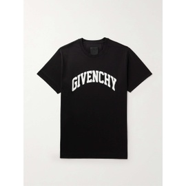 지방시 GIVENCHY College Logo-Print Cotton-Jersey T-Shirt 1647597293483277