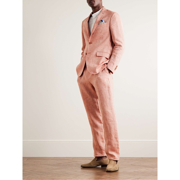  에트로 ETRO Straight-Leg Linen Suit Trousers 1647597293800125