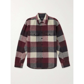 래그 앤 본 RAG & BONE Checked Brushed Wool-Blend Flannel Overshirt 1647597294707010