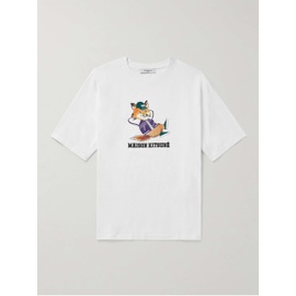 MAISON KITSUNEE Logo-Print Cotton-Jersey T-Shirt 1647597295072683