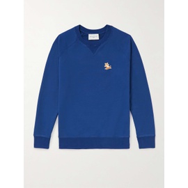 MAISON KITSUNEE Chillax Fox Logo-Appliqued Cotton-Jersey Sweatshirt 1647597295086285