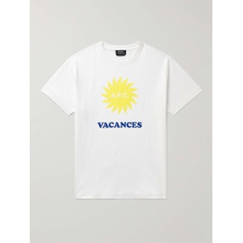 아페쎄 A.P.C. Logo-Print Cotton-Jersey T-Shirt 1647597295086405
