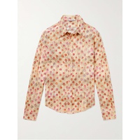아크네 스튜디오 ACNE STUDIOS Siza Floral-Print Fil Coupe Cotton Shirt 1647597295228526