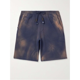 로에베 LOEWE Garment-Dyed Logo-Embroidered Straight-Leg Cotton-Jersey Drawstring Shorts 1647597295447578