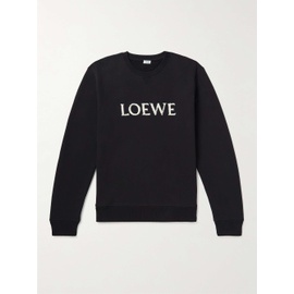 로에베 LOEWE Logo-Embroidered Cotton-Jersey Sweatshirt 1647597295451807