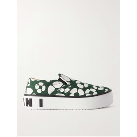 마르니 MARNI + Carhartt WIP Floral-Print Canvas Slip-On Sneakers 1160251748