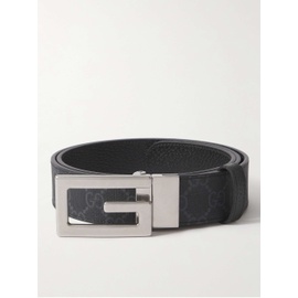 구찌 GUCCI 3.5cm Reversible Monogrammed Leather Belt 1647597295833503