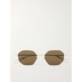 AHLEM Trocadero Hexagonal-Frame Gold-Tone Sunglasses 1647597295925562