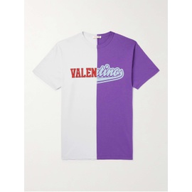 발렌티노 VALENTINO GARAVANI Logo-Print Cotton-Jersey T-Shirt 1647597295938661
