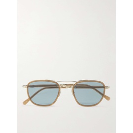 MR LEIGHT Price D-Frame Gold-Tone and Acetate Sunglasses 1647597299246660