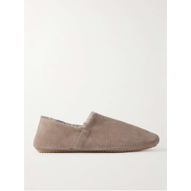 MR P. Babouche Shearling-Lined Suede Slippers 1647597300453673