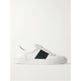 MR P. Larry Pebble-Grain Leather and Suede Sneakers 1647597300453693