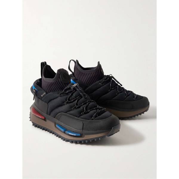 아디다스 몽클레어 MONCLER GENIUS + 아디다스 오리지널 adidas Originals NMD Runner Stretch Jersey-Trimmed Quilted GORE-TEX High-Top Sneakers 1647597300586174
