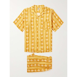 DESMOND & DEMPSEY Printed Cotton-Voile Pyjama Set 1647597302296770
