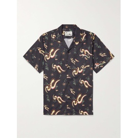 BATHER Camp-Collar Printed Cotton-Sateen Shirt 1647597302303719