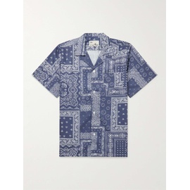 BATHER Camp-Collar Bandana-Print Cotton-Sateen Shirt 1647597302303727