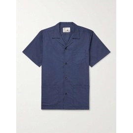 BATHER Traveler Camp-Collar Cotton-Blend Poplin Shirt 1647597302303730