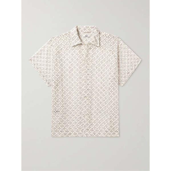  보디 BODE Camp-Collar Cotton-Blend Lace Shirt 1647597302331110
