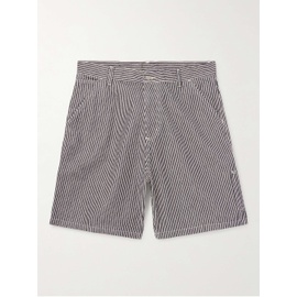 CARHARTT WIP Straight-Leg Striped Cotton-Canvas Shorts 1647597302506942