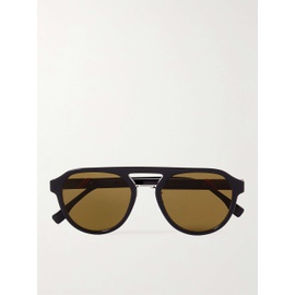 펜디 FENDI Diagonal Aviator-Style Acetate and Silver-Tone Sunglasses 1647597303242473