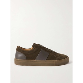 MR P. Alec Leather-Trimmed Regenerated Suede by evolo Sneakers 1647597303950590