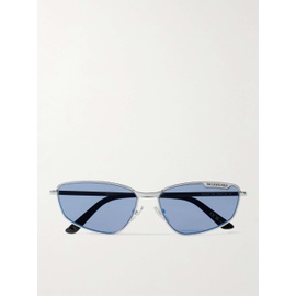 발렌시아가 BALENCIAGA EYEWEAR Cat-Eye Silver-Tone Sunglasses 1647597304620040