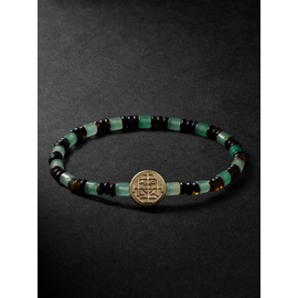 LUIS MORAIS Gold Lapis Lazuli Beaded Bracelet 1647597305013810