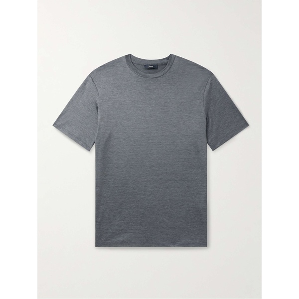 헤르노 HERNO 에르노 Silk and Cotton-Blend T-Shirt 1647597305625589