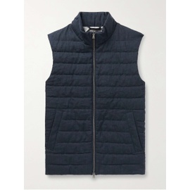 HERNO 에르노 Quilted Linen Down Gilet 1647597305625595
