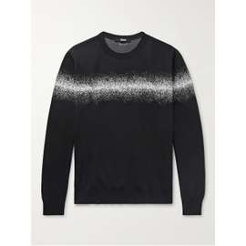 HERNO 에르노 Cotton-Blend Jacquard Sweater 1647597305625611